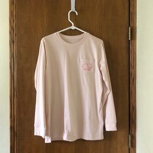 Light pink IVORY ELLA long sleeve tee